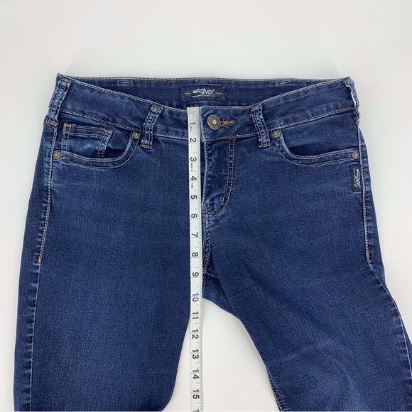 Silver Jeans Co. Suki Slim Bootcut Indigo Blue Jeans, W31/L33 - Picture 13 of 16